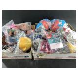 2 Boxes of assorted sealed toys
