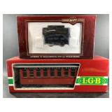 Pair of LGB and Bachmann cars new in box