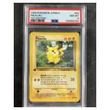 First edition non holo Pikachu in PSA 8
