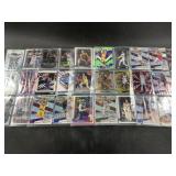 Assorted pages of modern NBA cards: Kawhi Leonard,