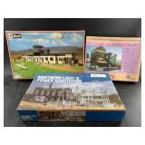 Three new in box model buildings