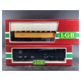 Pair of new in box LGB model train cars