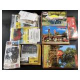 Collection of new in box model buildings