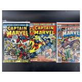 Marvel Comics: Captain Marvel vintage comics inclu