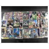 Assorted pages of vintage MLB cards:  Frank Thomas