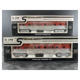 Three K Line streamLiners new in box train cars