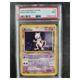 PSA graded 9 Mewtwo Pokï¿½mon card