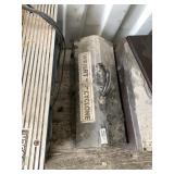 Metal tool box with some tools