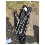 Four folding stools, like new