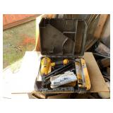 DeWalt pneumatic nail gun in hard sided case