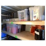 Lot with a variety of tow chain, small roll, air d