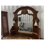 Long boy dresser with mirror