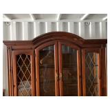 China cabinet with upper