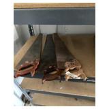 3 Vintage hand saws