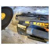 Pneumatic Paslode nail gun, and a DeWalt hard side