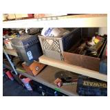 Shelf lot with a variety of construction and paint