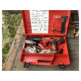 Hilti model DX460 Ramset nail gun with cleaning su