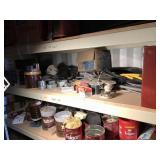Several shelf lots with: copper cable and conduits