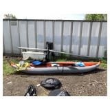 Sotar inflatable kayak with pump and paddles, in e