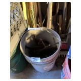 Bucket full of C clamps
