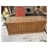 Solid oak chest, cedar lined