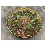 Fenton carnival glass plate 367/900, 7' diameter