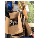 Large Box including a tent, excersise mat, Christm