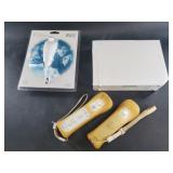 Wii with 2 controllers and a num-chuk, untested, n