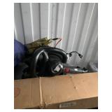 Lot Including Drill, Sander, and a Projector Scree