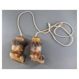 Old hand made Native Alaskan yo yo resembling muk