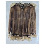 David Green fur parka, traditionally assembled, wi