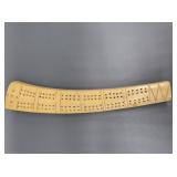 Antique East Coast walrus ivory cribbage board wel