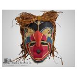 Klondike Mike yellow cedar Tlingit style mask "Sha