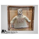Elizabeth Mute seal gut parka with traditional fur