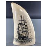 Scrimshawed whale