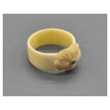 Antique ivory ring size 7