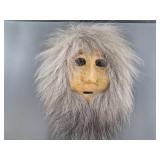 Molly Ahgook Anaktuvuk Pass mask with thick wolf t