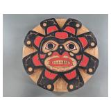 Tlingit style wood wall hanger 8.5"