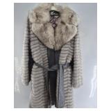 David Green vintage white mink and white fur ladie