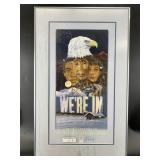 Framed artwork. Please see photos for details. In