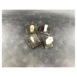 Bag lot of ivory and baleen pen holders
