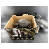 Assorted duck decoys