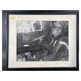 Framed artwork. Please see photos for details. In