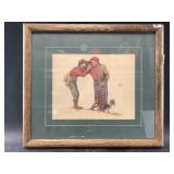 Framed artwork. Please see photos for details. In