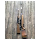lot of 2 bb gun style rifles one with scope