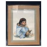 Framed artwork. Please see photos for details. In