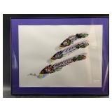 Framed artwork. Please see photos for details. In