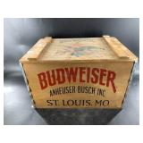 Budweiser wood crate