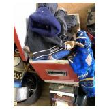 Largelot including clothes ,cooler , books,gloves,
