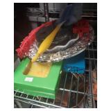 Assorted decorative dishes, salt and pepper shaker